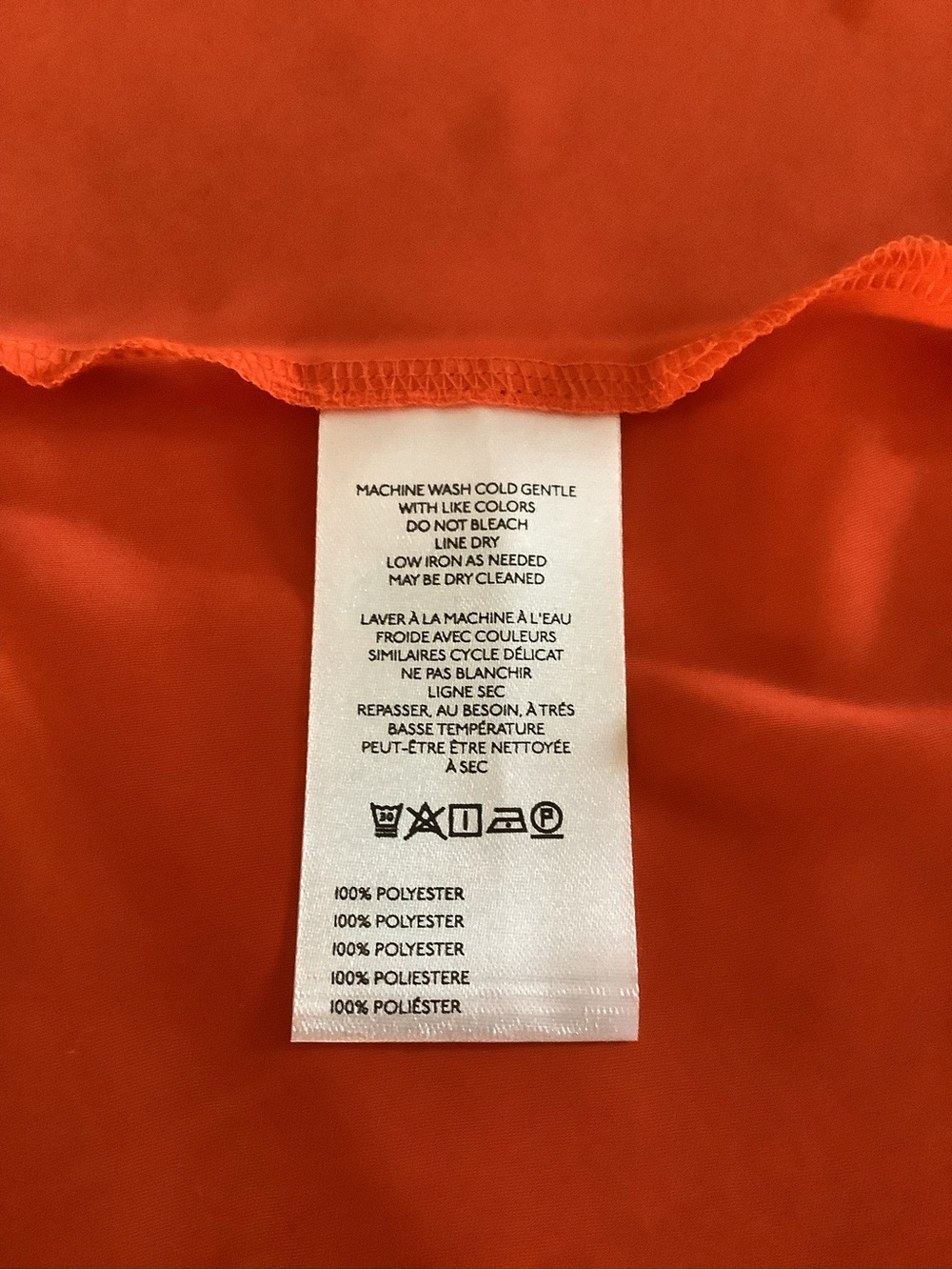 Anthropologie Jamie Orange Satin Halter-Neck by Maeve Sz. XL NWT - Picture 7 of 7